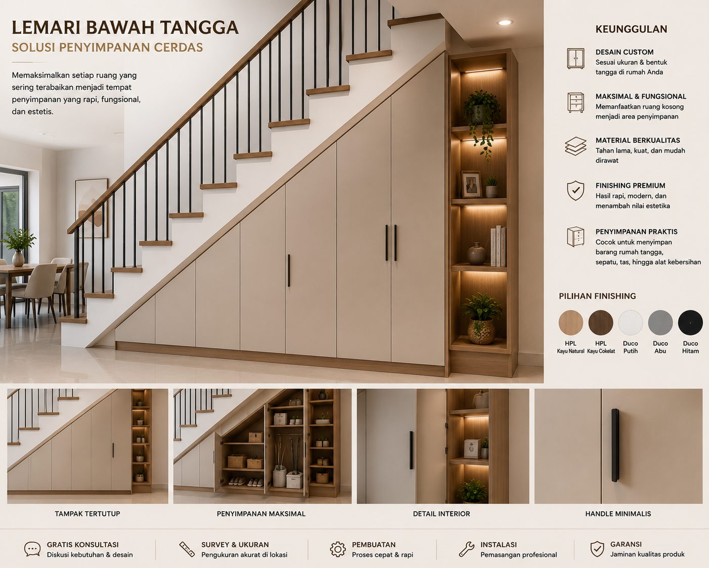 Lemari Bawah Tangga